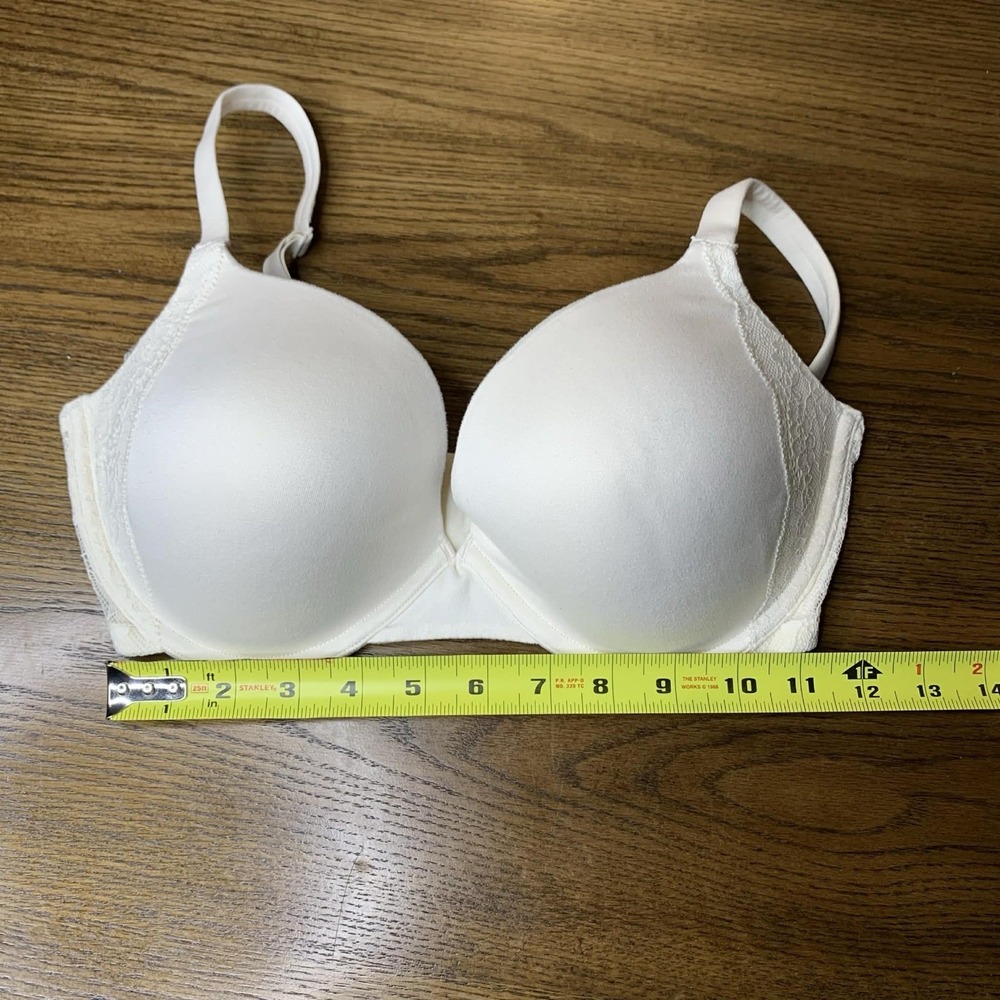 Secret Treasures Intimates Lot of 2 Plunge T-Shirt Bras Black and White 36D - Picture 7 of 8